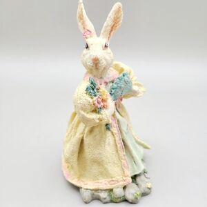 Charming Rabbit Figurine in Pastel Colors